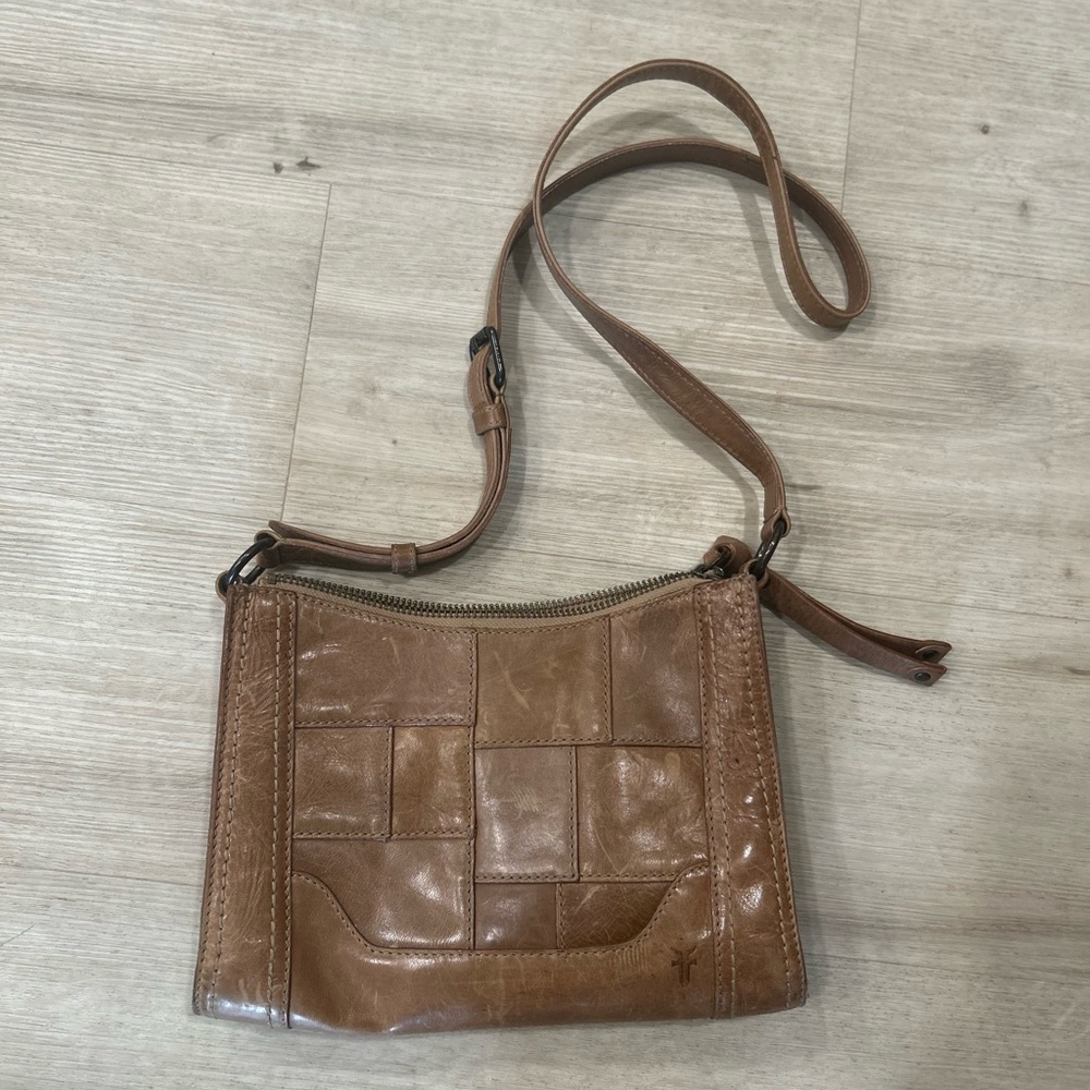 FRYE leather crossbody bag